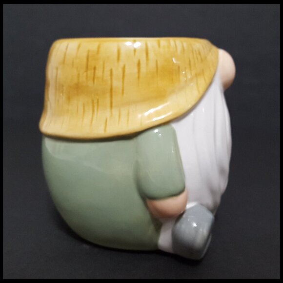 NEW Hobby Lobby Yellow Figural Autumn Gnome Mug 17 Oz Ceramic - Picture 3 of 5